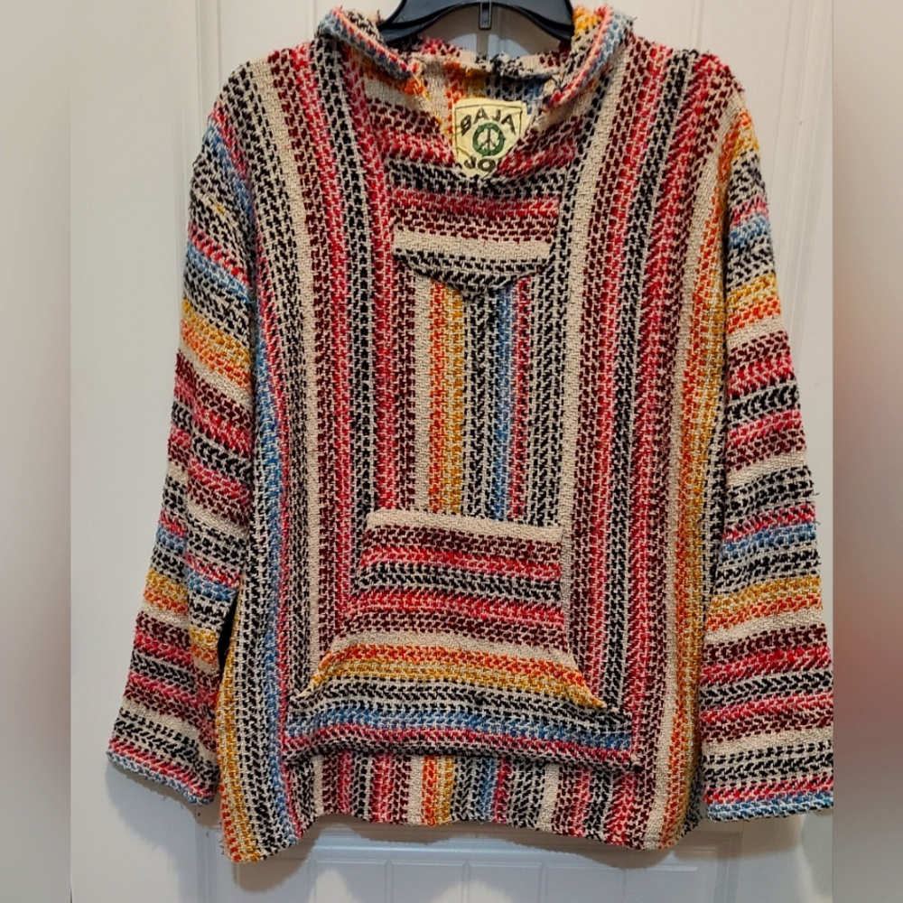 Multicolor Women's Hooded Pullover